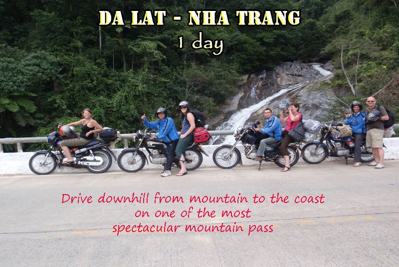Dalat Easyrider private Day Tour to Nhatrang in 1 day