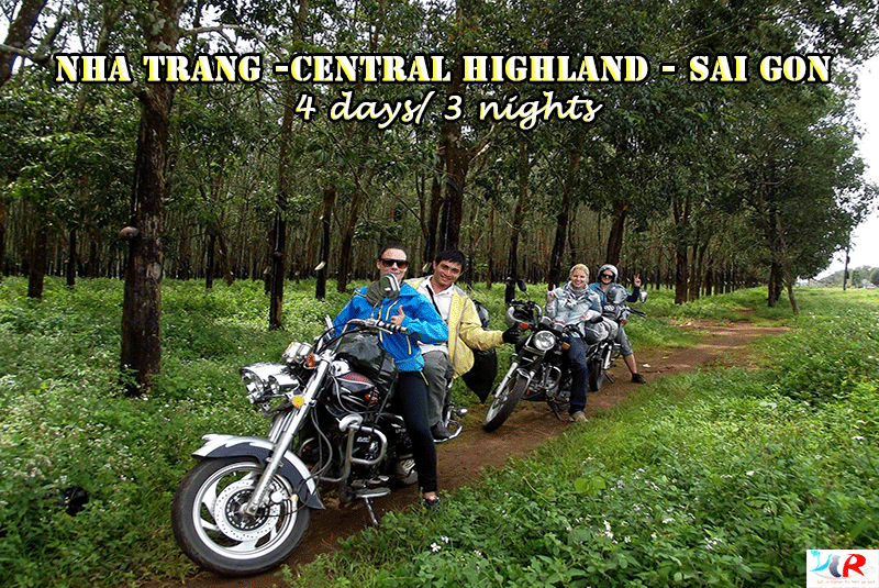 Easy Riders Tour Nhatrang to Saigon on Central Highlands in 4 days